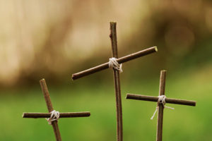 Three Small Crosses